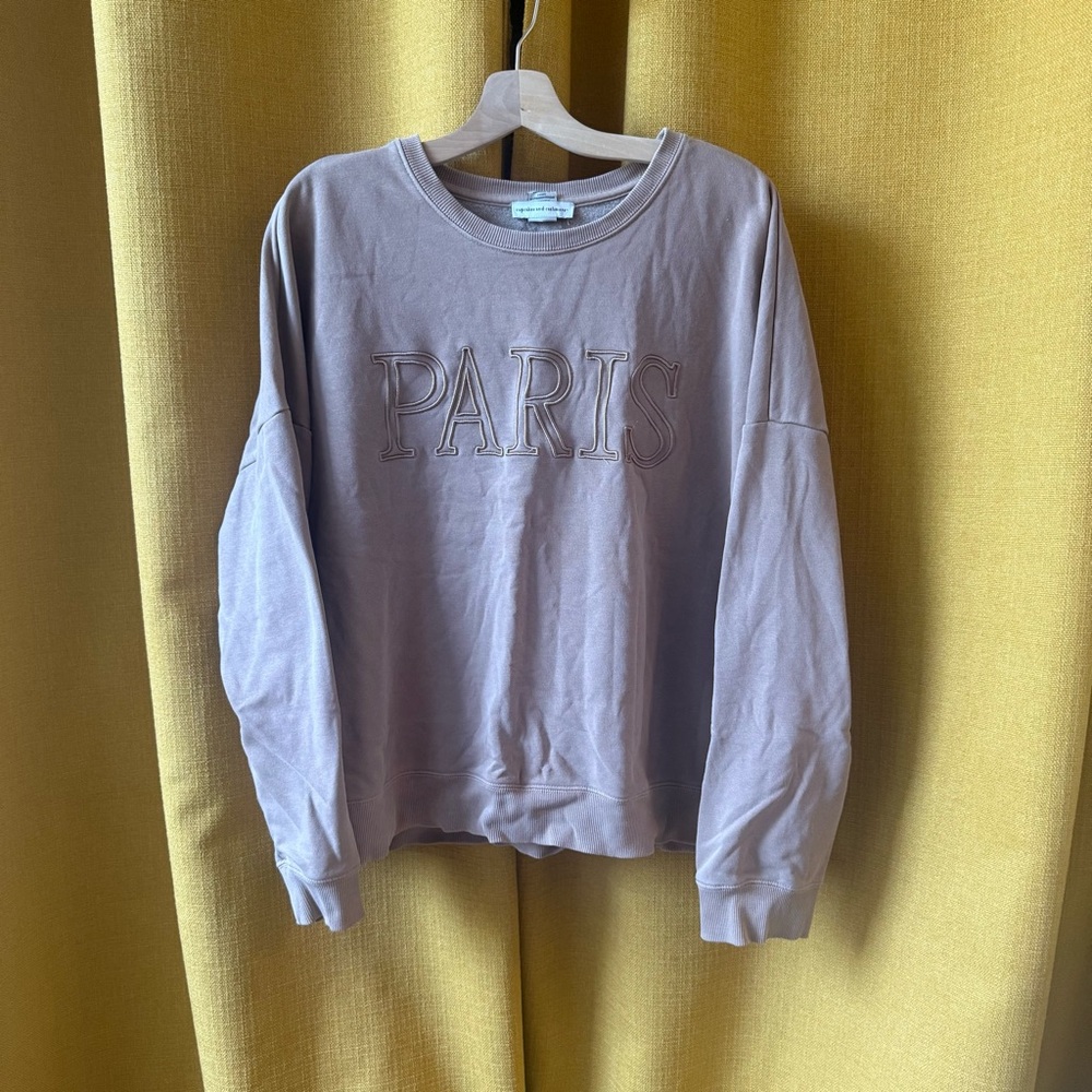Cupcakes & Cashmere Tan Sweatshirt